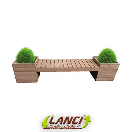 Cachepô sustentável para jardins para áreas externas