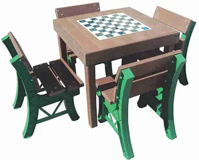 Distribuidor de conjunto de mesa de madeira