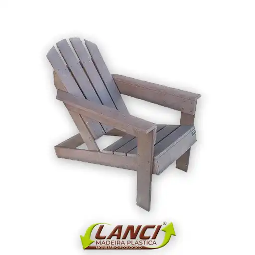 Fábrica de assento alto de madeira com encosto