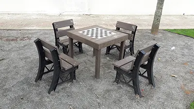 Fabricante de mesa de xadrez de madeira