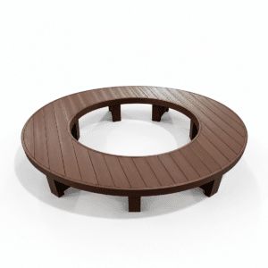 Banco Circular (Anel) Para Jardins e Árvores